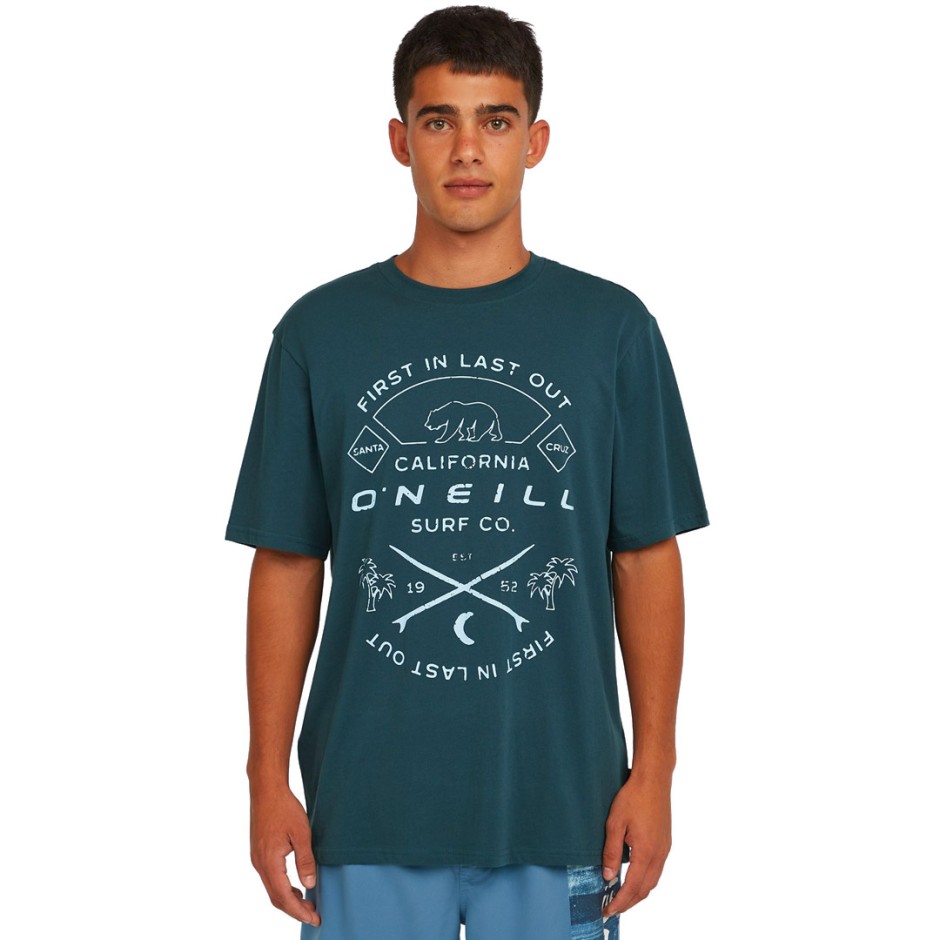 O'NEILL JACK MUIR T-SHIRT 2850300-15060 Petrol