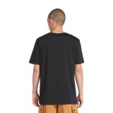 TIMBERLAND STACK LOGO SHORT SLEEVE TEE TB0A5WQQP56-P56 Black Image 0