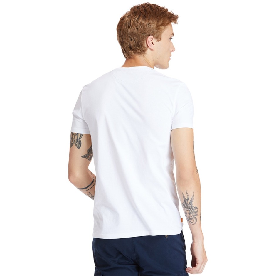 TIMBERLAND DUNSTAN RIVER SHORT SLEEVE TEE TB0A2BPR100-100 White