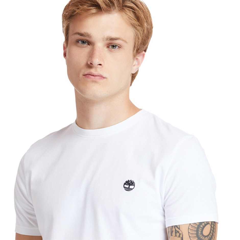 TIMBERLAND DUNSTAN RIVER SHORT SLEEVE TEE TB0A2BPR100-100 White