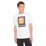 TIMBERLAND COLORED SHORT SLEEVE TEE TB0A5QS2100-100 White Image 1