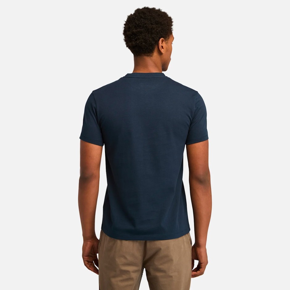 TIMBERLAND DUNSTAN RIVER SHORT SLEEVE TEE TB0A2BPRZ02-Z02 Blue