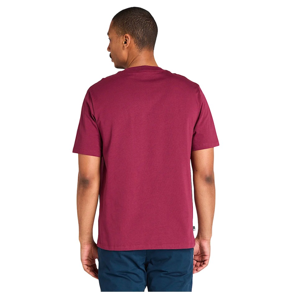 TIMBERLAND HAMPTON SHORT SLEEVE TEE TB0A6VPE648-648 Bordeaux