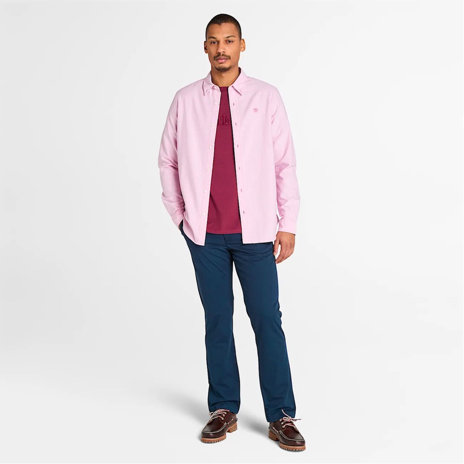 TIMBERLAND HAMPTON SHORT SLEEVE TEE TB0A6VPE648-648 Bordeaux