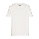 Ανδρική Κοντομάνικη Μπλούζα Λευκή - Timberland Linear Logo Print  Εικόνα 1