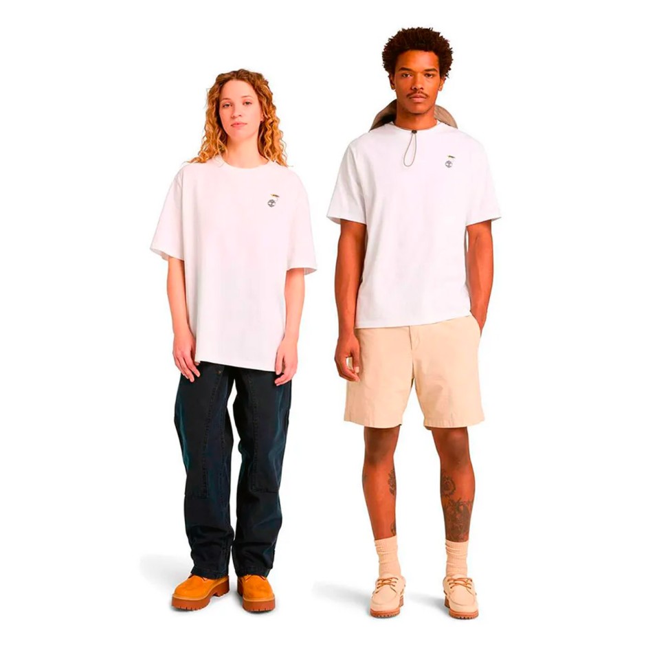 Men’s T-Shirt White - Timberland Slogan
