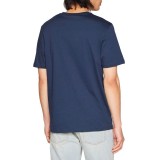 Ανδρική Κοντομάνικη Μπλούζα Μπλε - Timberland Linear Logo Print Εικόνα 0