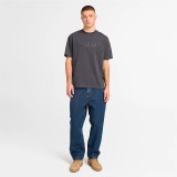 TIMBERLAND HAMPTHON SHORT-SLEEVE TEE TB0A6VPEW08-W08 Black Image 2