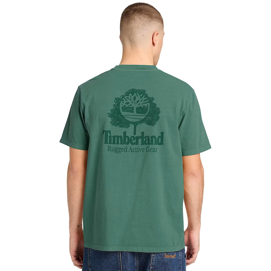 Men's T-Shirt Pine - Timberland Rugged Active Gear Graphic