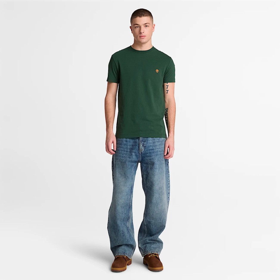 TIMBERLAND DUNSTAN RIVER SHORT-SLEEVE TEE TBC0YHBU398-398 Χακί