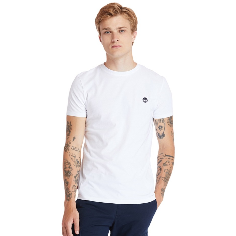 TIMBERLAND DUNSTAN RIVER SHORT SLEEVE TEE TB0A2BPR100-100 White