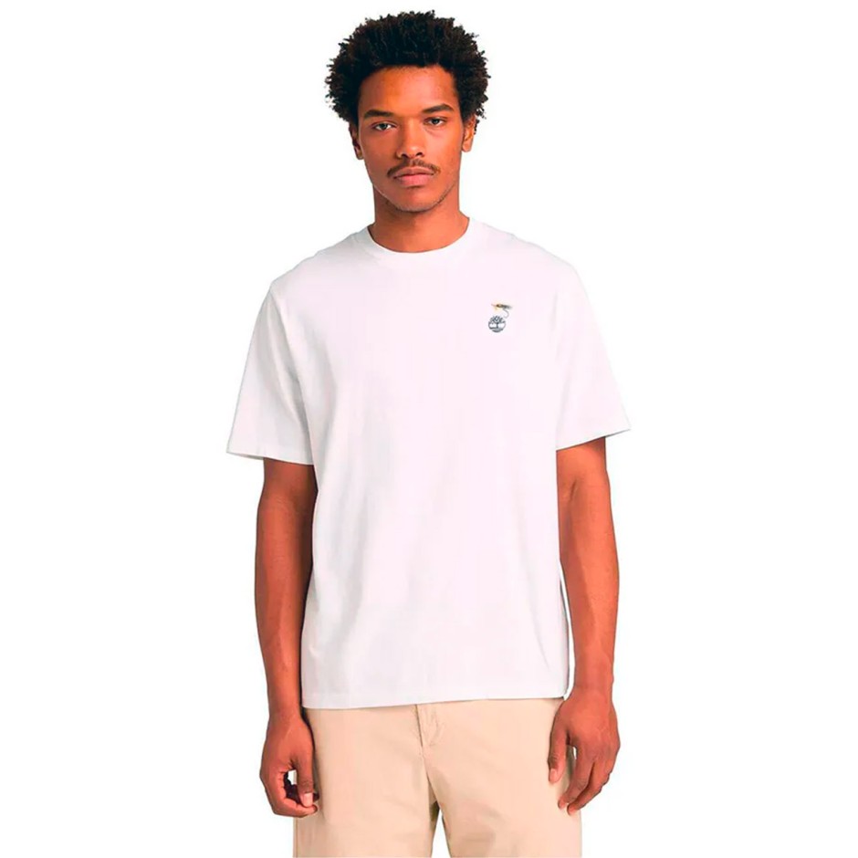 Men’s T-Shirt White - Timberland Slogan