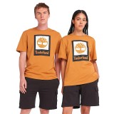 TIMBERLAND STACK LOGO TEE TB0A5QS2P47-P47 Mustard Image 