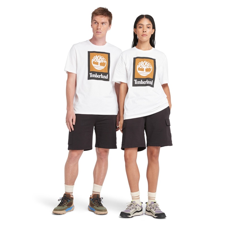 TIMBERLAND COLORED SHORT SLEEVE TEE TB0A5QS2100-100 White