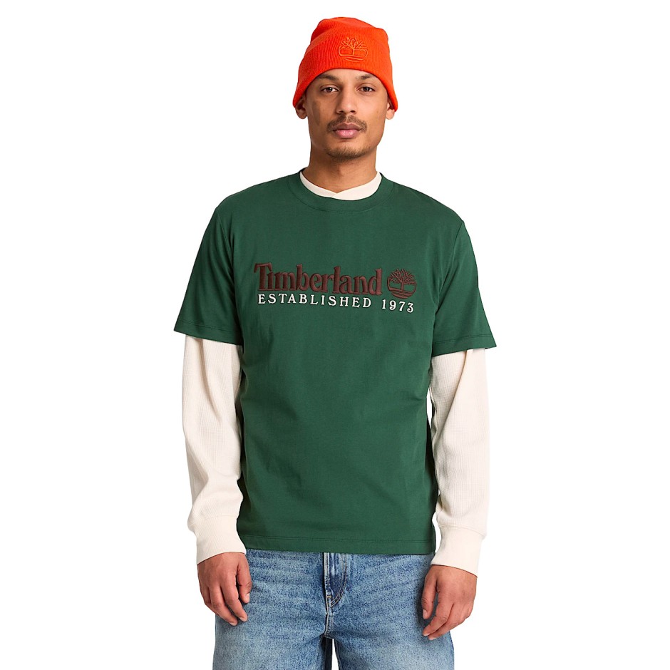 TIMBERLAND ESTABLISHED 1972 SHORT-SLEEVE TBC0YHBR398-398 Χακί