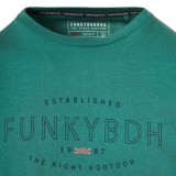 Ανδρική Κοντομάνικη Μπλούζα  Βεραμάν - Funky Buddha Εικόνα 0