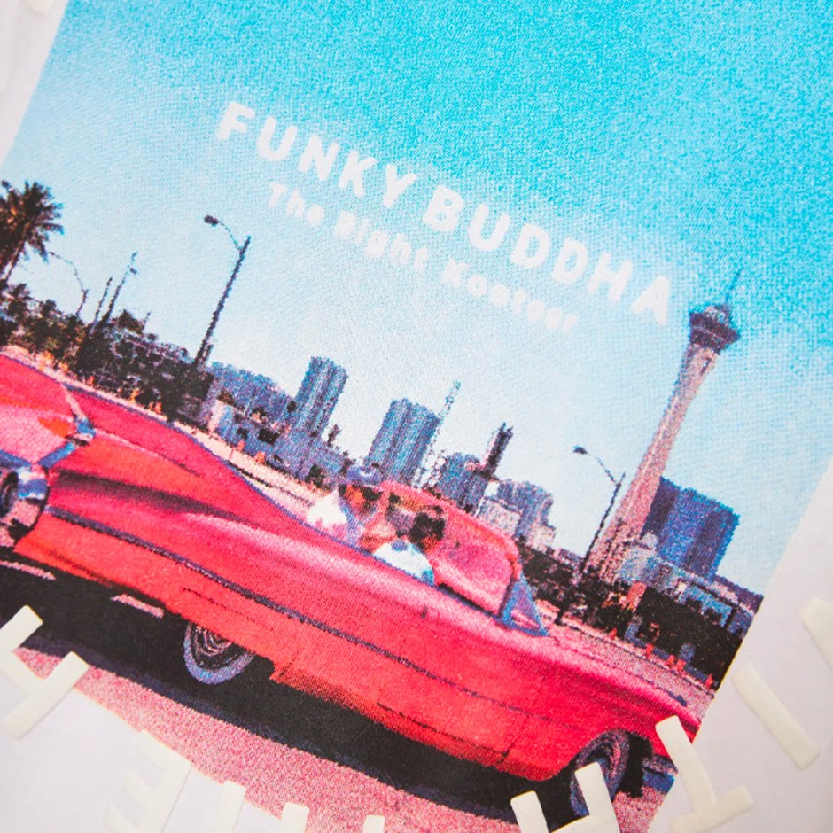 Ανδρική Κοντομάνικη Μπλούζα Λευκή - Funky Buddha
