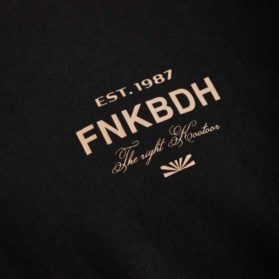 Ανδρική Κοντομάνικη Μπλούζα Μαύρη - Funky Buddha