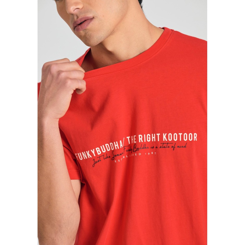 FUNKY BUDDHA FBM011-016-04-TRUE RED Κόκκινο