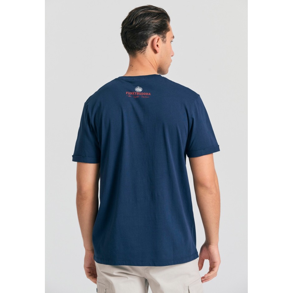 FUNKY BUDDHA FBM011-075-04-NAVY Μπλε