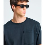 Ανδρική Κοντομάνικη Μπλούζα Μαύρη - Funky Buddha The Essentials Εικόνα 2