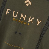 Men's T-Shirt Khaki - Funky Buddha Image 0