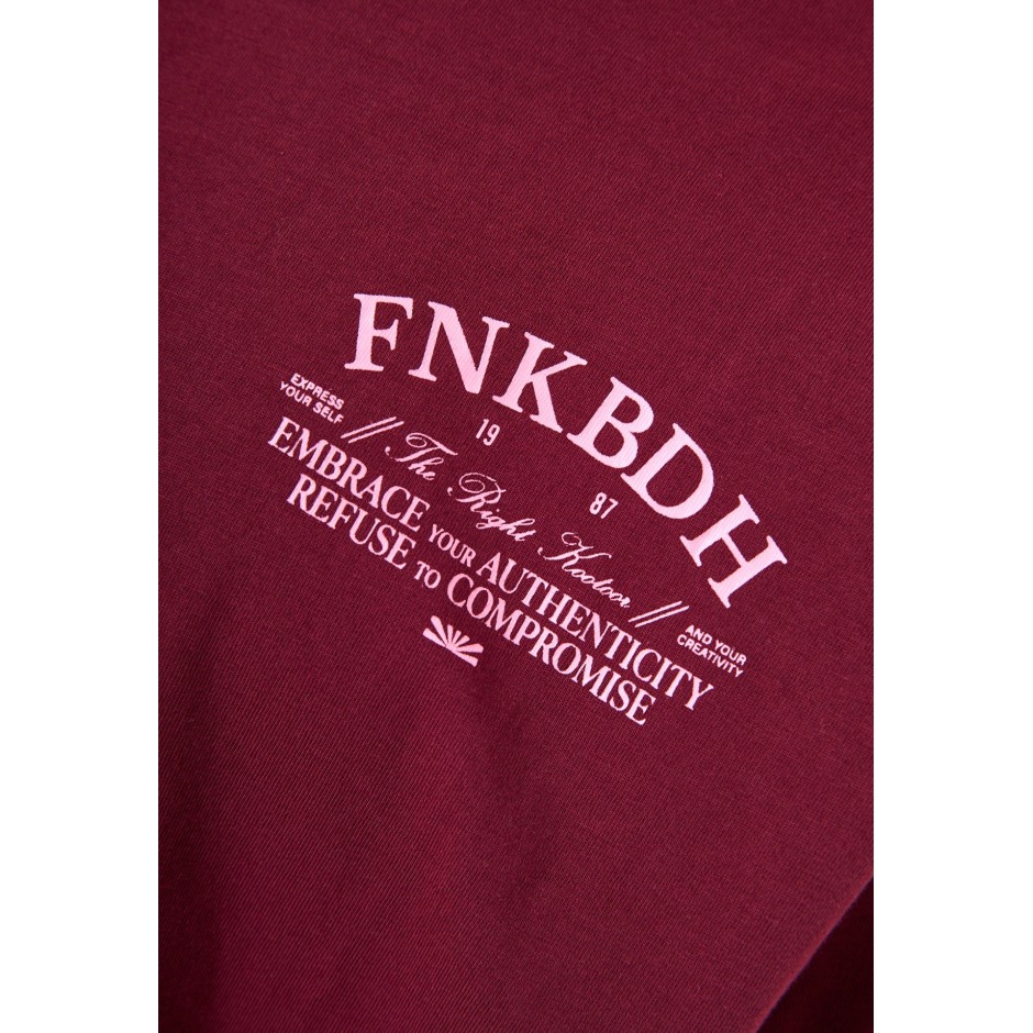FUNKY BUDDHA  FBM013-017-04-BURGUNDY Μπορντό