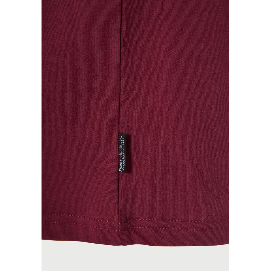 FUNKY BUDDHA  FBM013-036-04-BURGUNDY Μπορντό