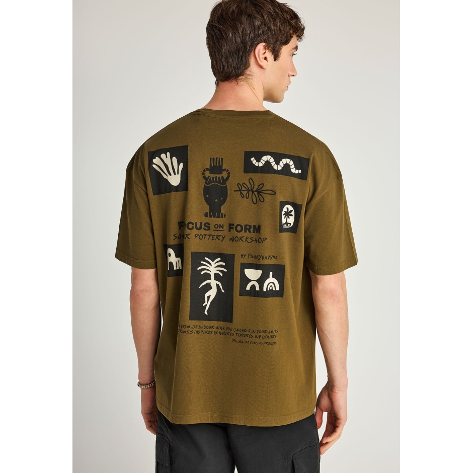 FUNKY BUDDHA  FBM013-056-04-DUSTY OLIVE ΛΑΔΙ