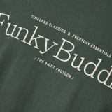 Ανδρική Κοντομάνικη Μπλούζα Πράσινη - Funky Buddha Εικόνα 0