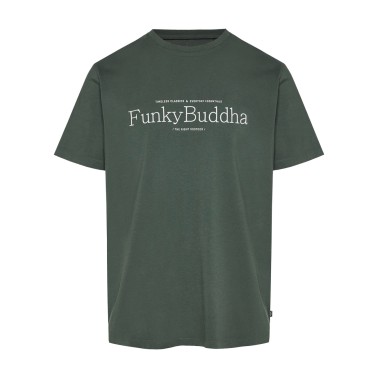 Ανδρική Κοντομάνικη Μπλούζα Πράσινη - Funky Buddha