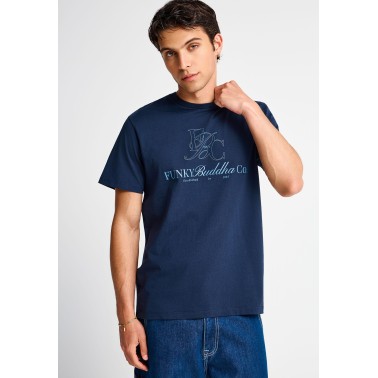 FUNKY BUDDHA  FBM013-023-04-NAVY Μπλέ