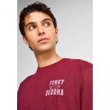 FUNKY BUDDHA  FBM013-062-04-BURGUNDY Μπορντό Εικόνα 