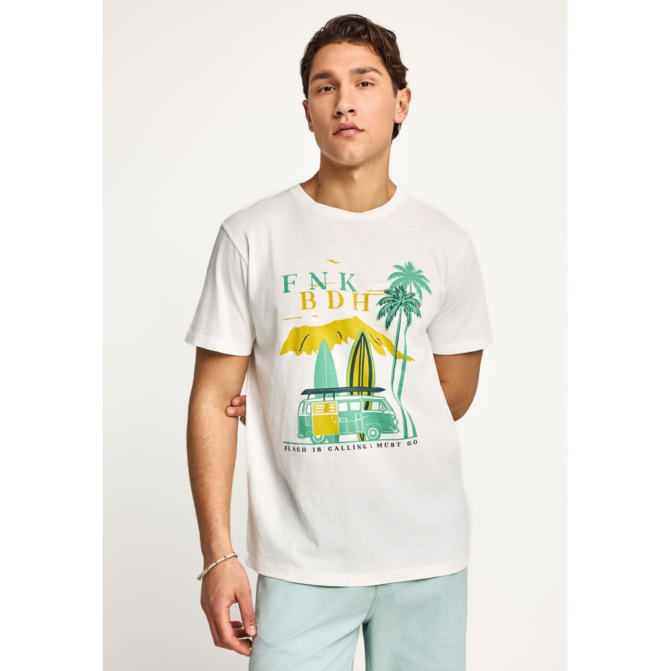 FUNKY BUDDHA  FBM013-091-04-OFF WHITE Εκρού