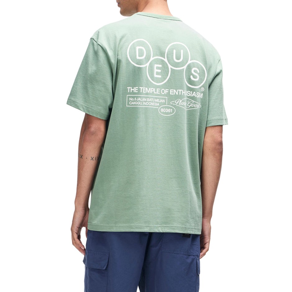 Men's T-Shirt Green - Deus Mechanism
