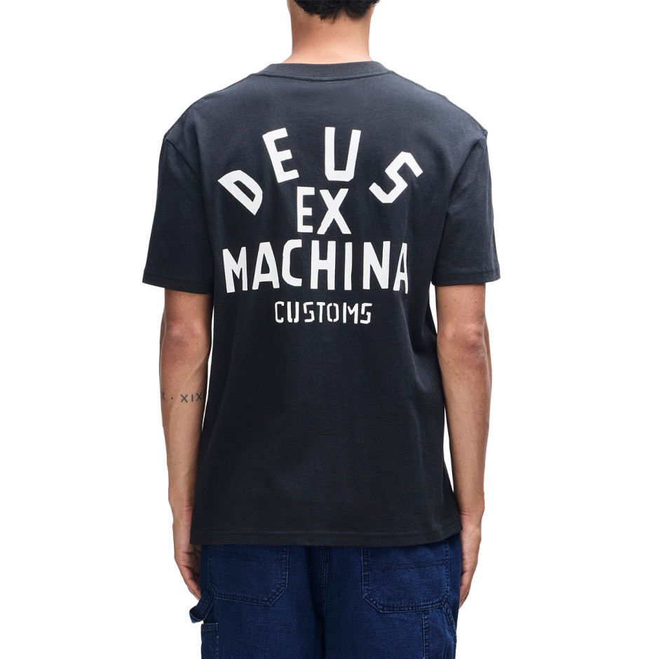Men's T-Shirt Black - Deus Pisstin