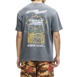 DEUS EASY PEACEY TEE D263MTS539-ANT Ανθρακί Εικόνα 0