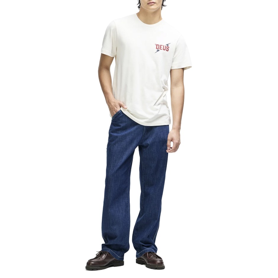 DEUS GLOBAL SPARK TEE D263MTS384-VWH Λευκό