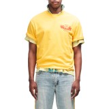 Men's T-Shirt Yellow - Deus Ruff And Smooth Image 