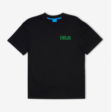DEUS SAO PAULO SURF ADDRESS TEE DMP251000B-BLK Black