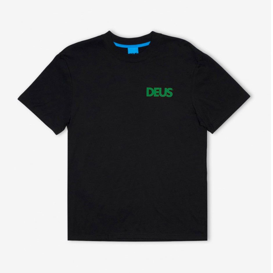 DEUS SAO PAULO SURF ADDRESS TEE DMP251000B-BLK Black