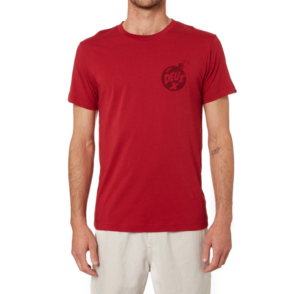 DEUS IRREVERENCE TEE DMP2211533C-JRE Κόκκινο