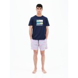 BASEHIT 221.BM33.16-NAVY BLUE Μπλε Εικόνα 2