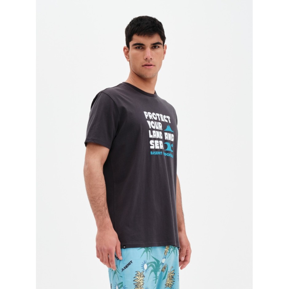 BASEHIT 221.BM33.87-OFF BLACK Black
