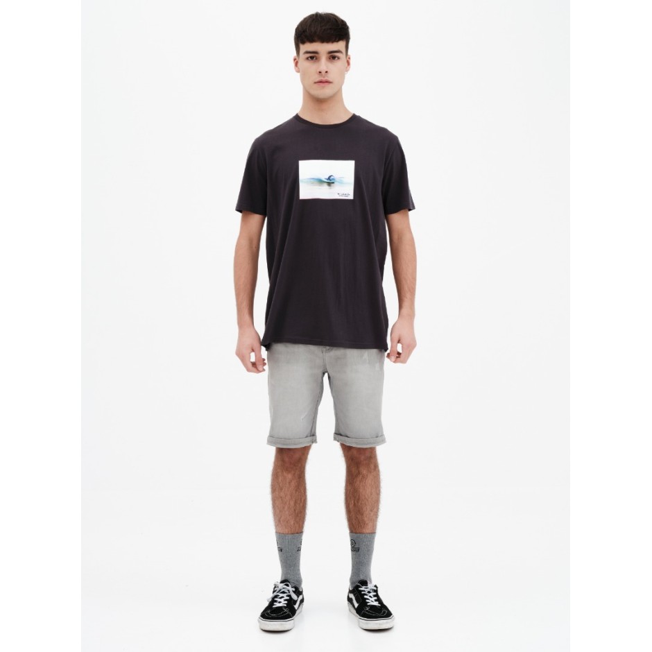 BASEHIT 221.BM33.91-OFF BLACK Black