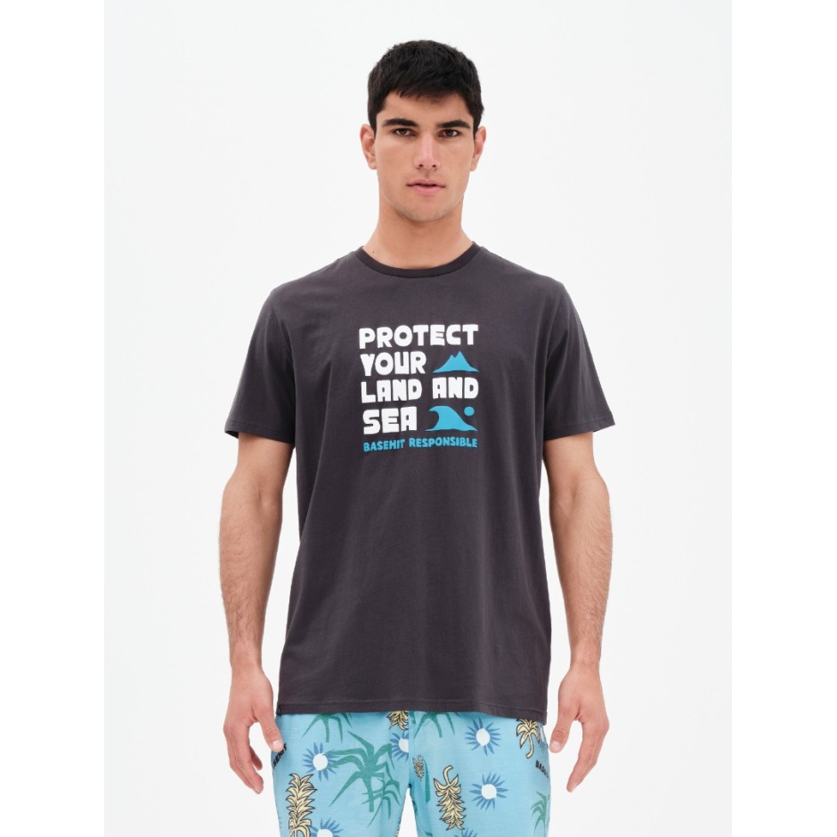 BASEHIT 221.BM33.87-OFF BLACK Μαύρο