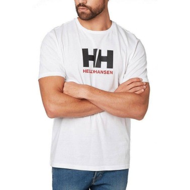 Ανδρική Κοντομάνικη Μπλούζα Λευκή - Helly Hansen HH Logo