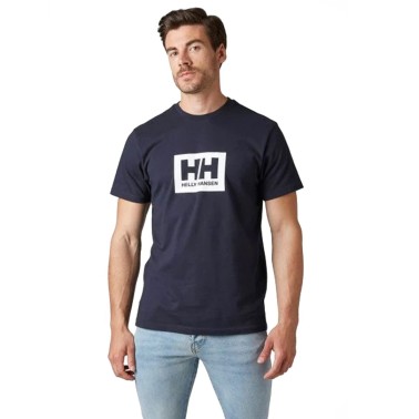 Ανδρική Κοντομάνικη Μπλούζα Μπλε - Helly Hansen HH Logo
