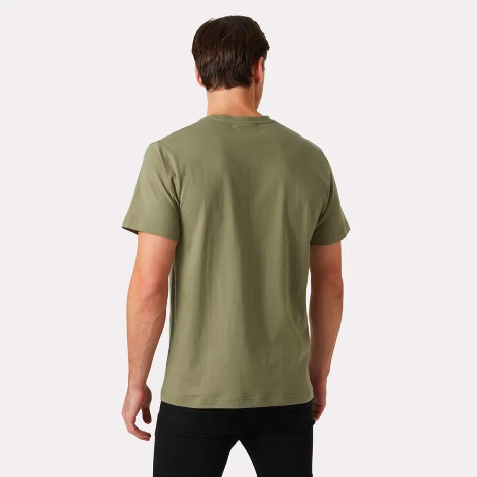 HELLY HANSEN CORE T-SHIRT 2.0 54598-421 Κhaki