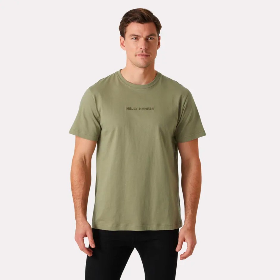 HELLY HANSEN CORE T-SHIRT 2.0 54598-421 Κhaki